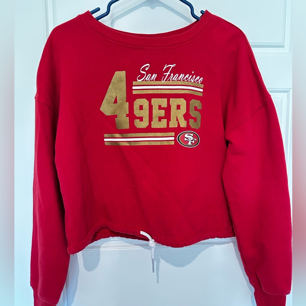 Juniors San Francisco 49ers pull over - cropped